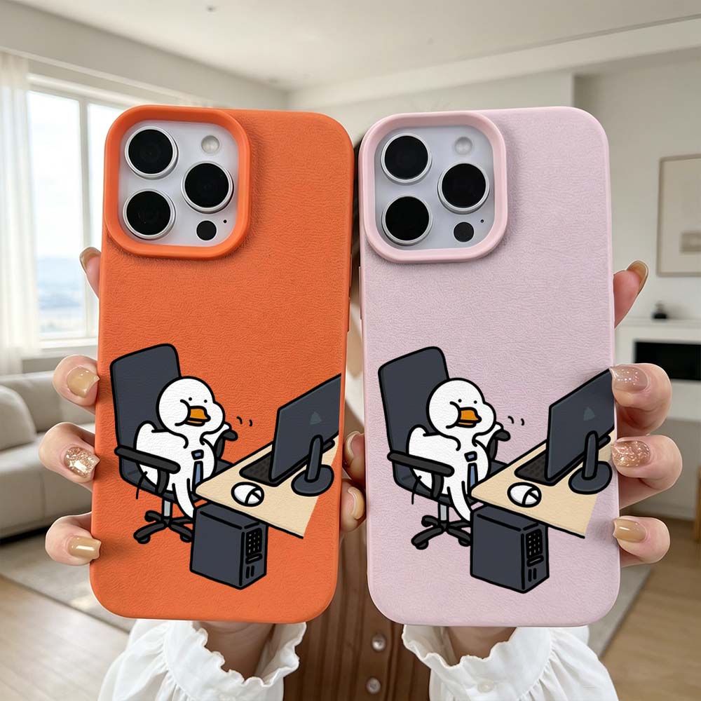 Phone Cases Officeworks - Cartoon Duck Office Work Cover For