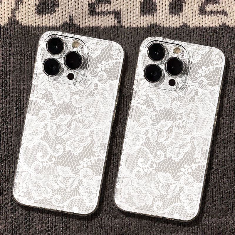 Phone Cases Galaxy A17 - New Black White Lace Phone Case
