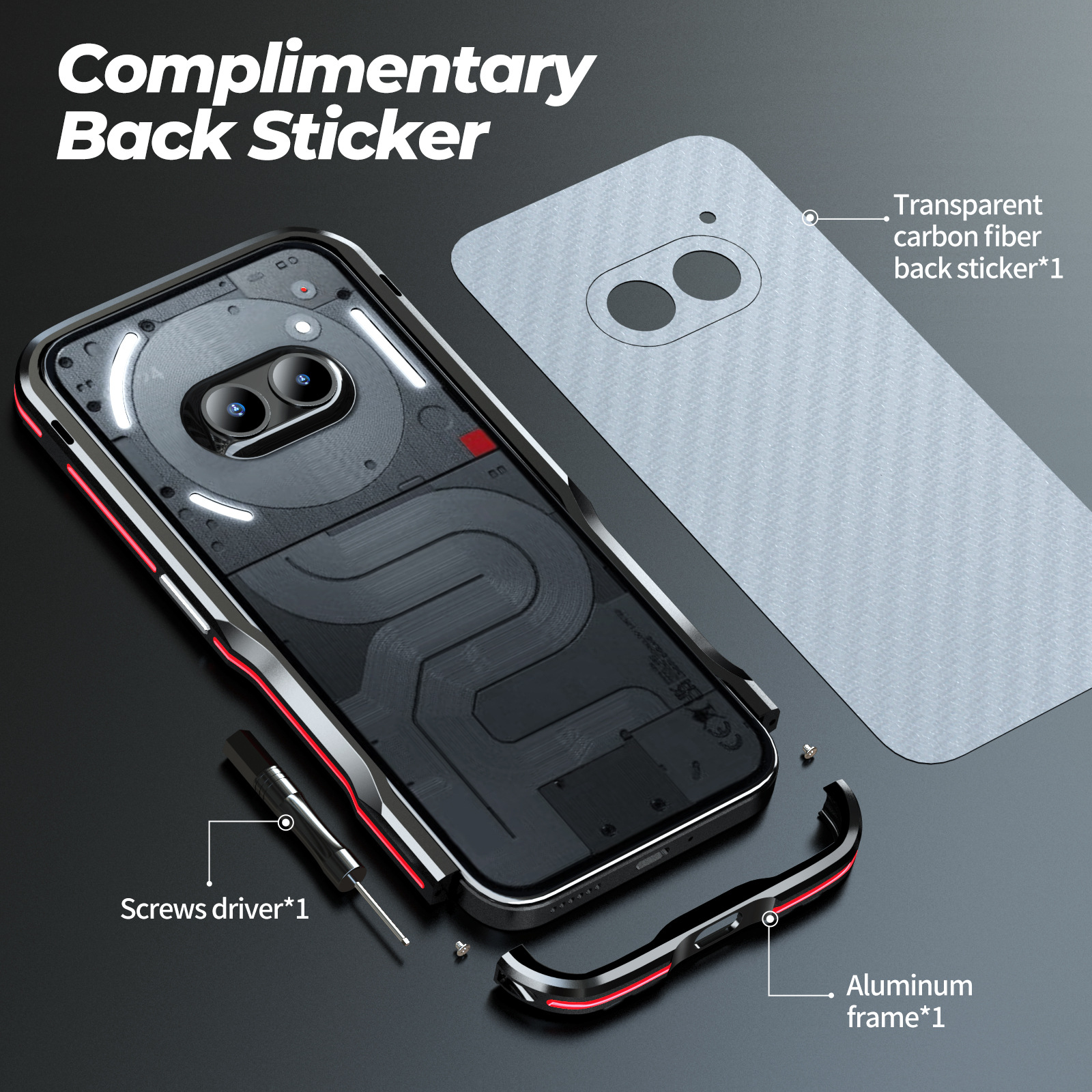 Phone Cases Nothing 3A - Original LUPHIE Metal Frame For Nothing