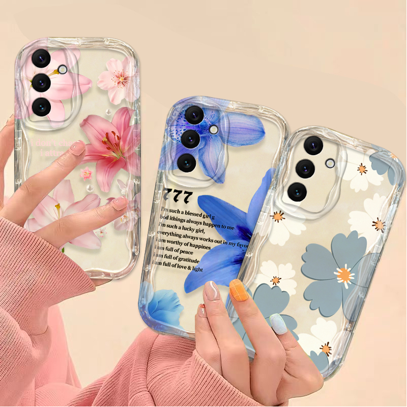 Beautiful Pink Lily Pattern Ph - Phone Cases Samsung recensie en prijs