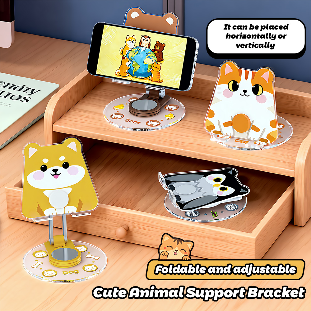 Cute Animal Phone Stand 360 Ro - Phone Cases Officeworks recensie en prijs