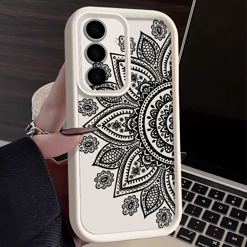 Retro Flower Totem Pattern Cas - Phone Cases Galaxy A17 recensie en prijs