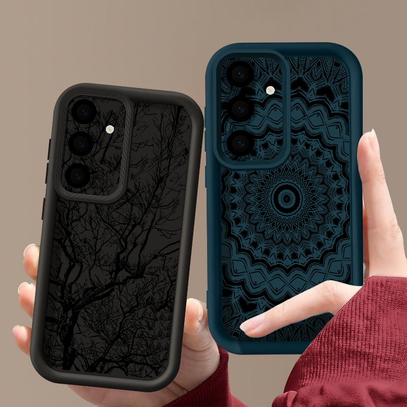 Retro Flower Totem Pattern Cas - Phone Cases Galaxy A17 recensie en prijs