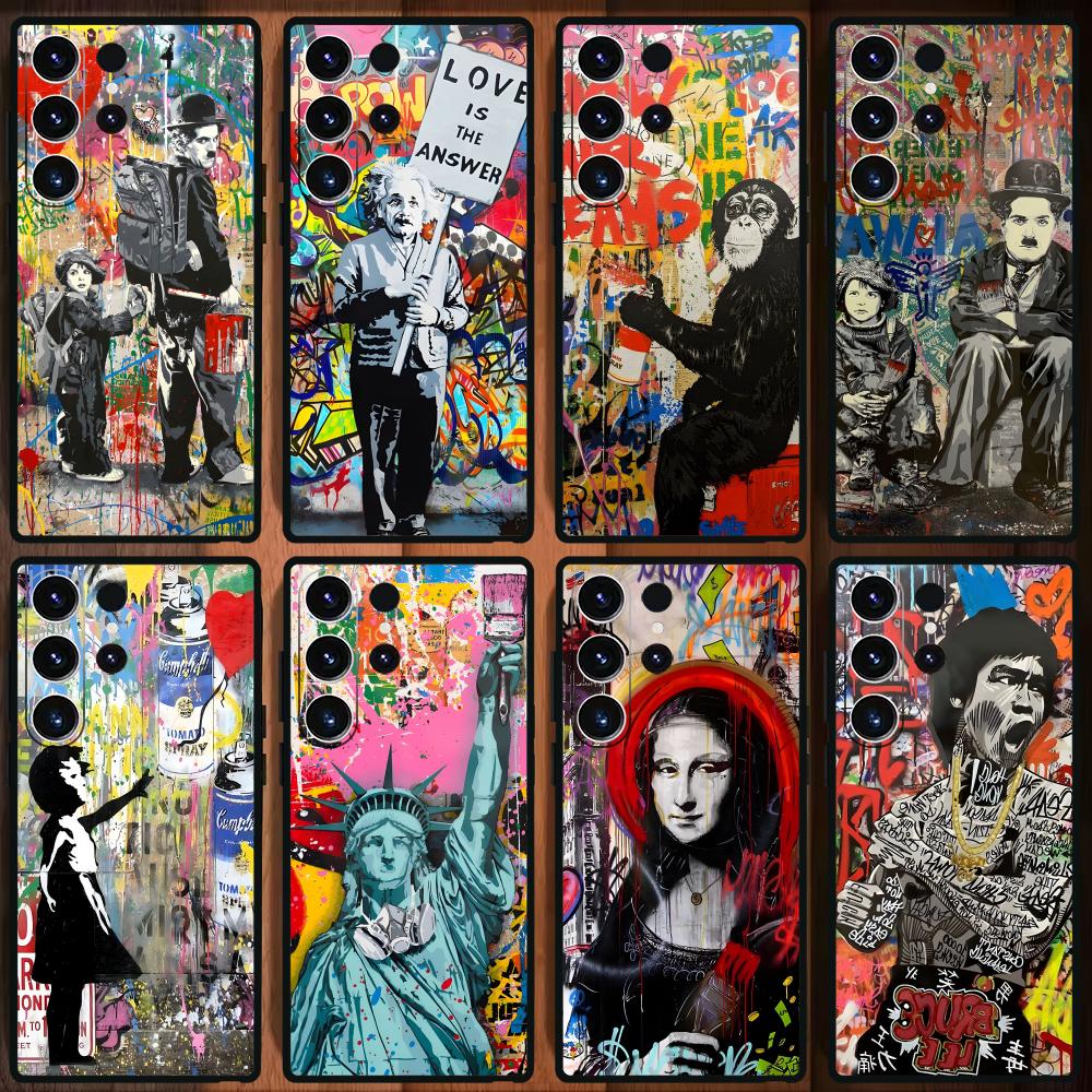 Banksy Graffiti Art  Phone Cas - Phone Cases Samsung recensie en prijs