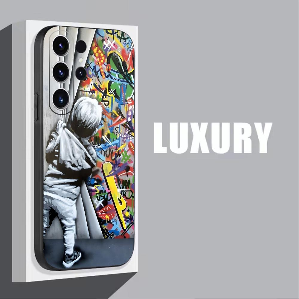 Banksy Graffiti Art  Phone Cas - Phone Cases Samsung recensie en prijs