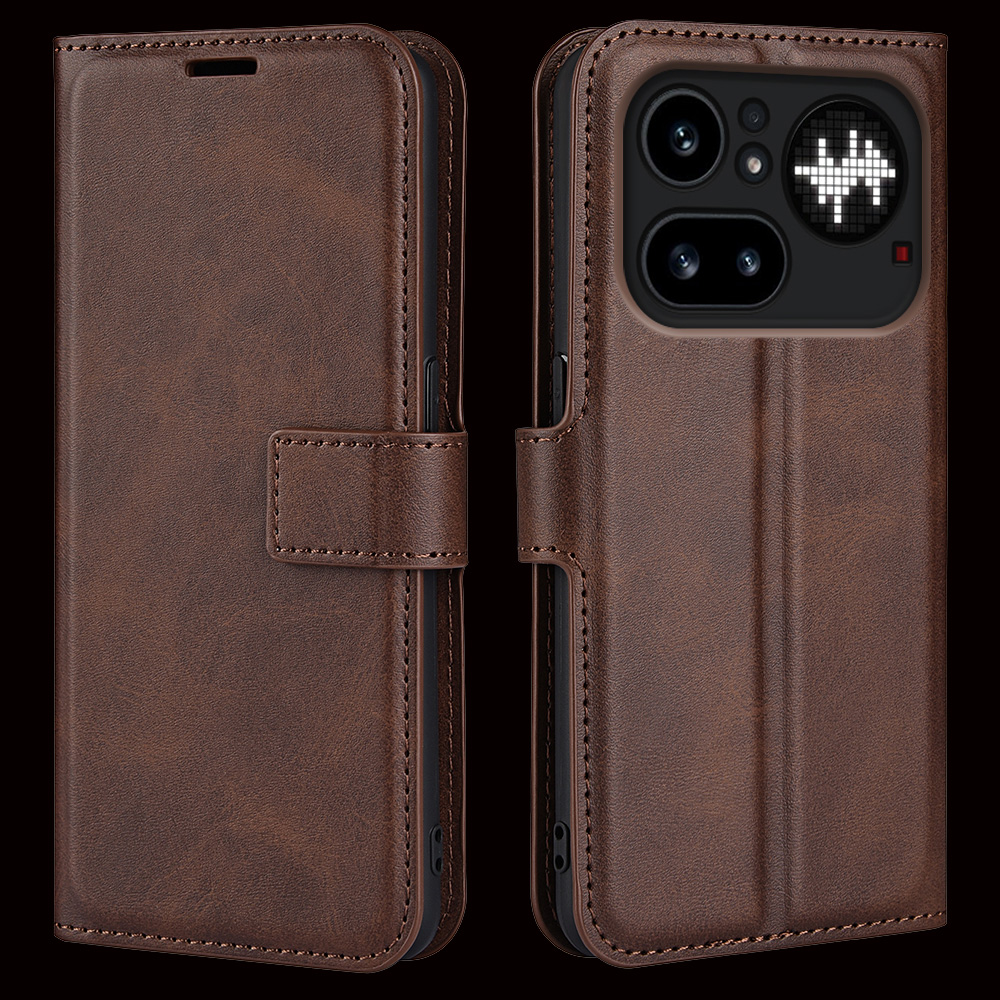 Premium Calf Leather Flip Case - Phone Cases Nothing 3A recensie en prijs