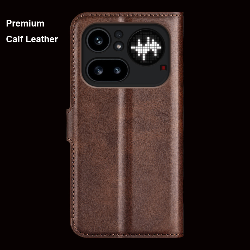 Premium Calf Leather Flip Case - Phone Cases Nothing 3A recensie en prijs
