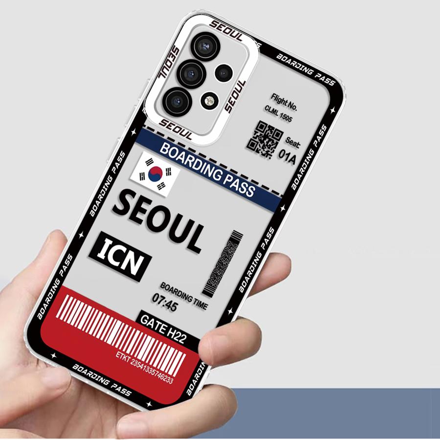 Tokyo Seoul Boarding Pass Soft - Phone Cases Tokyo recensie en prijs