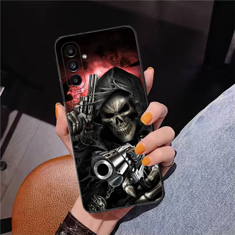 Grim Reaper Skull With Guns Ph - Phone Cases Samsung recensie en prijs