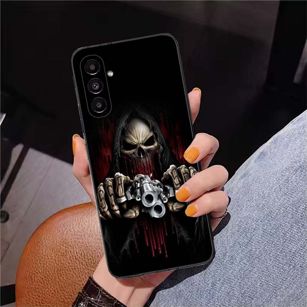 Grim Reaper Skull With Guns Ph - Phone Cases Samsung recensie en prijs