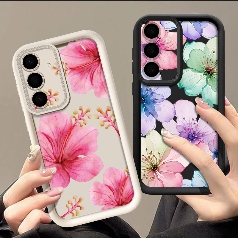 Rose Flower Print Silicone Pho - Phone Cases Galaxy A17 recensie en prijs