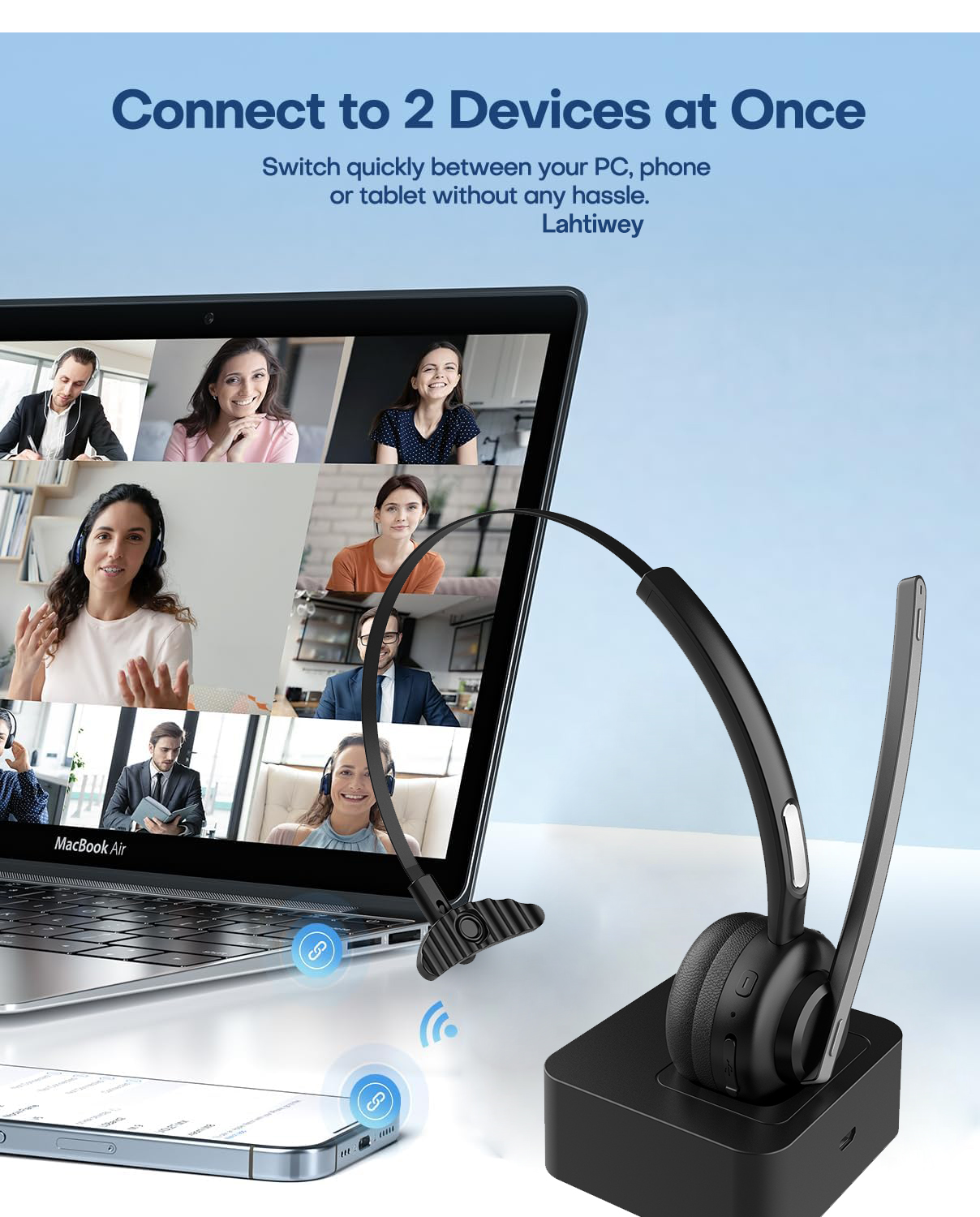 Bluetooth Headset, Wireless He - Phone Cases Officeworks recensie en prijs