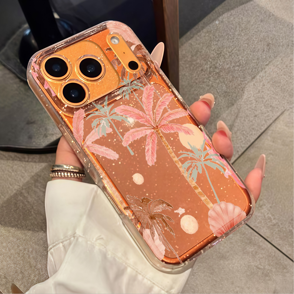 Beach coconut trees Clear Glit - Phone Cases Protective recensie en prijs
