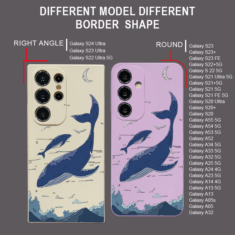 Whales Phone Case For Samsung  - Phone Cases Galaxy A17 recensie en prijs