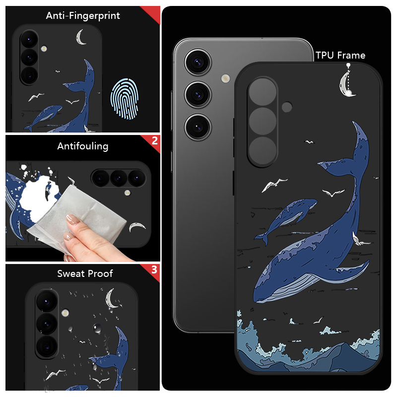Whales Phone Case For Samsung  - Phone Cases Galaxy A17 recensie en prijs