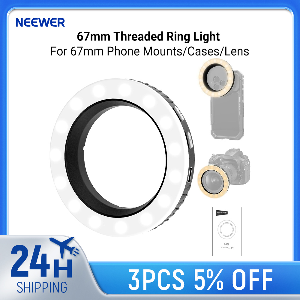 NEEWER Basics 67mm Threaded Ri - Phone Cases Video recensie en prijs