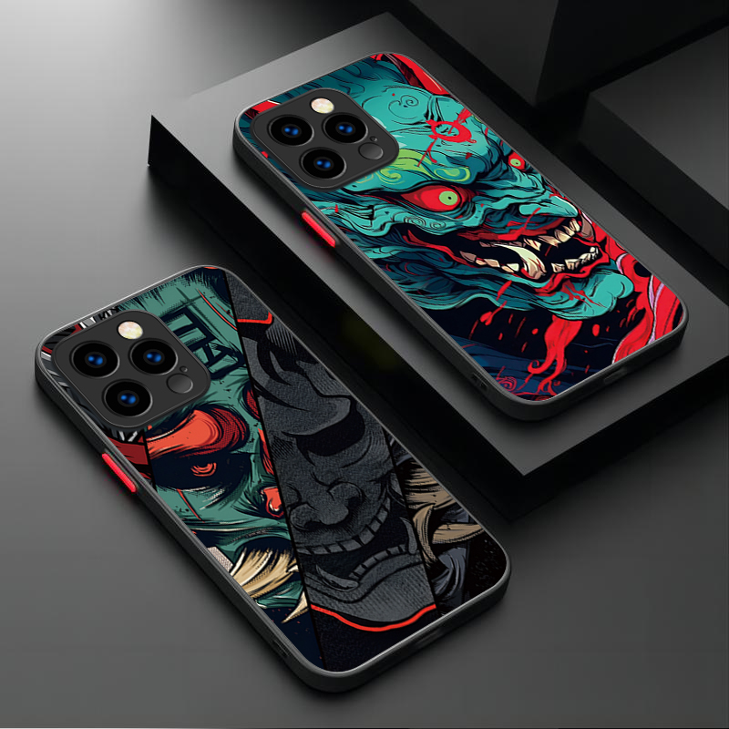 Samurai Hannya Mask Ghost Prin - Phone Cases Protective recensie en prijs