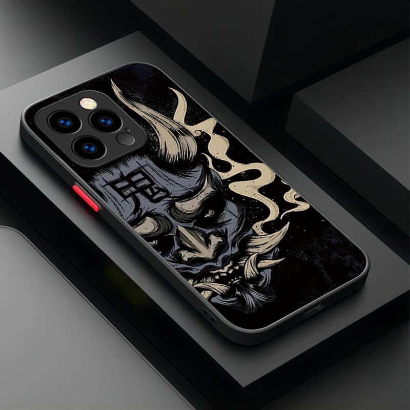 Samurai Hannya Mask Ghost Prin - Phone Cases Protective recensie en prijs