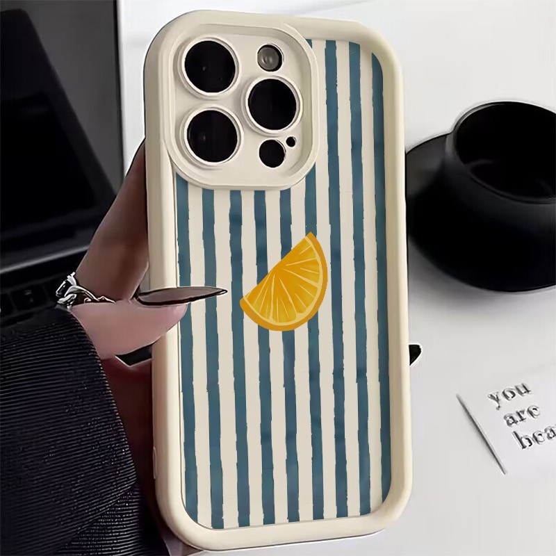 Striped Lemon Slice Pattern Ph - Phone Cases Protective recensie en prijs