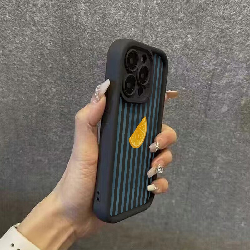 Striped Lemon Slice Pattern Ph - Phone Cases Protective recensie en prijs