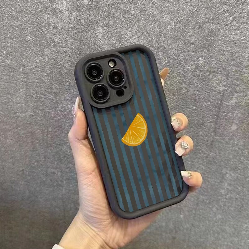 Striped Lemon Slice Pattern Ph - Phone Cases Protective recensie en prijs