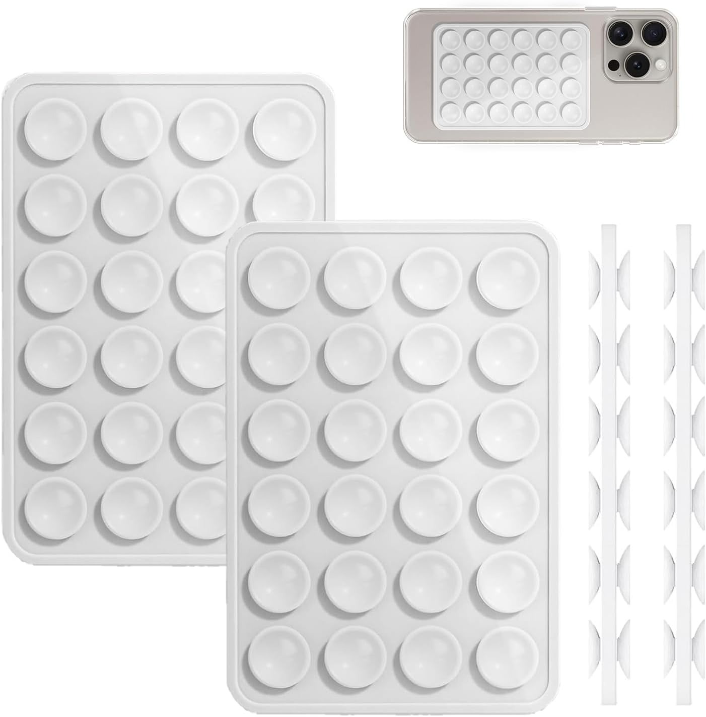2PCS Silicone Suction Phone Ca - Phone Cases Video recensie en prijs