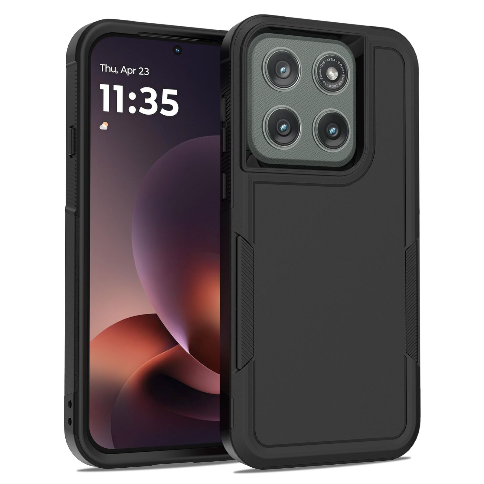 2IN1 Heavy Duty Armor Rugged P - Phone Cases Moto G 2025 recensie en prijs