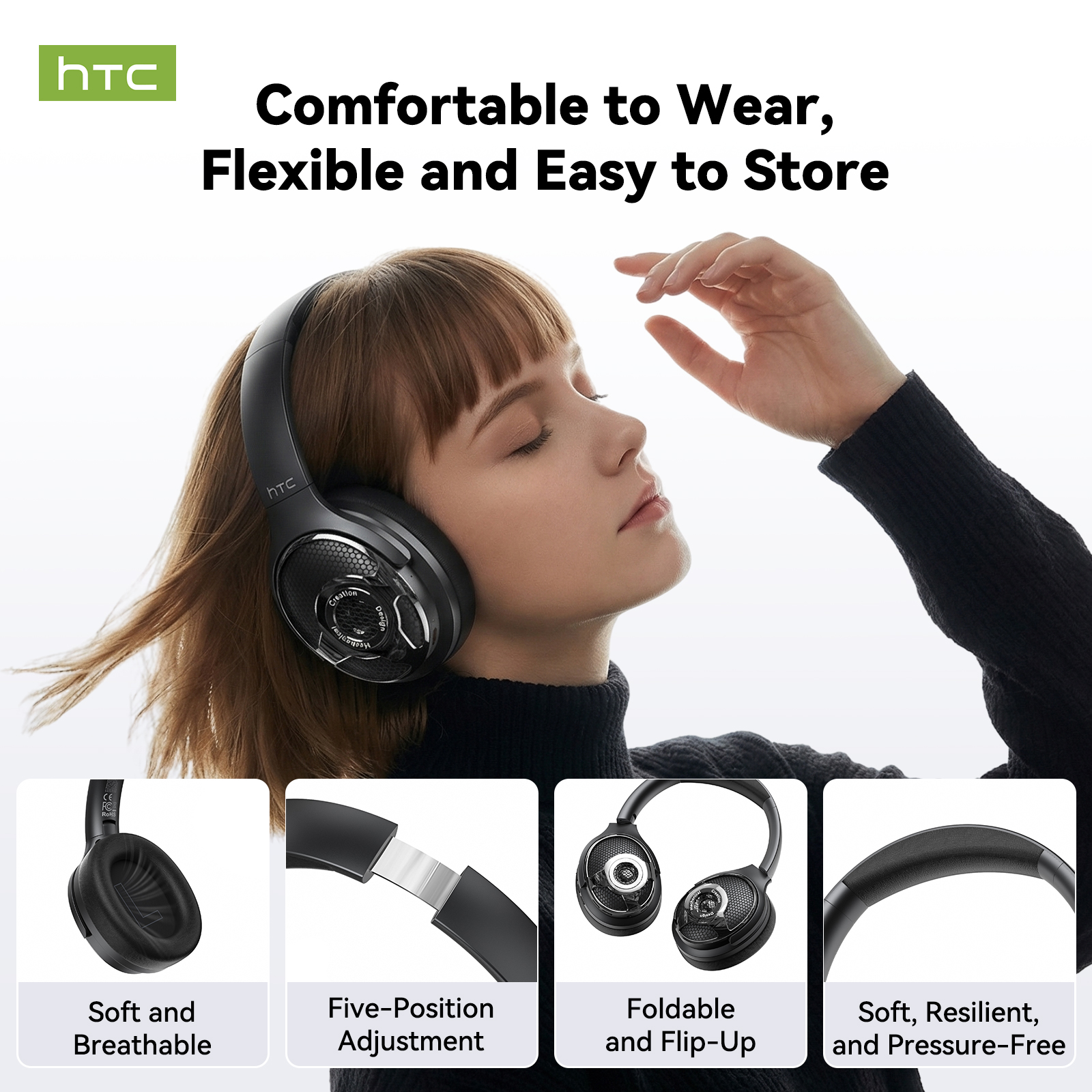 HTC HP09 Headphones Stereo Ear - Phone Cases Officeworks recensie en prijs