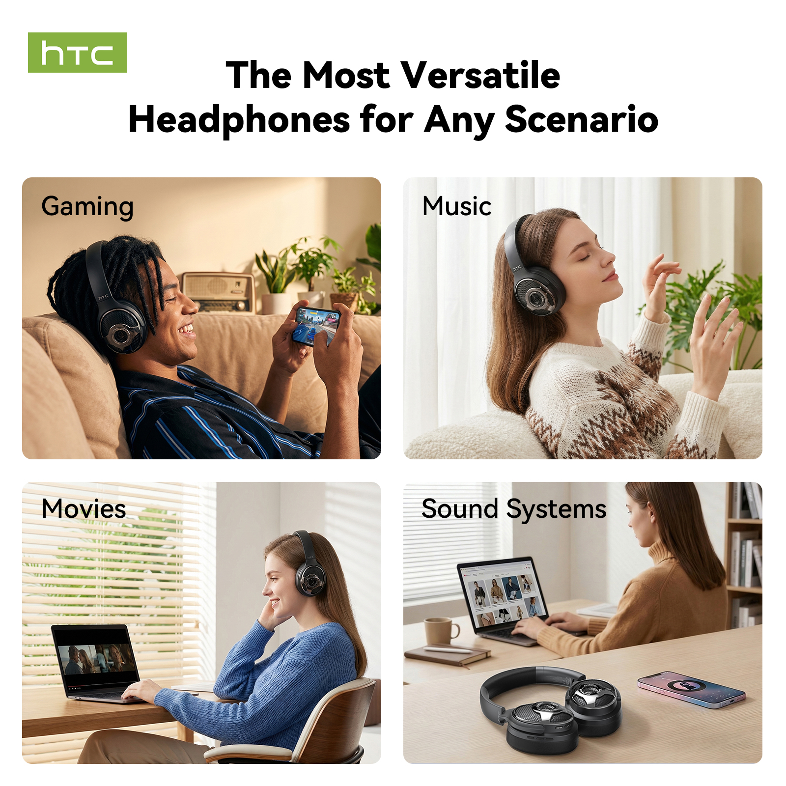 HTC HP09 Headphones Stereo Ear - Phone Cases Officeworks recensie en prijs