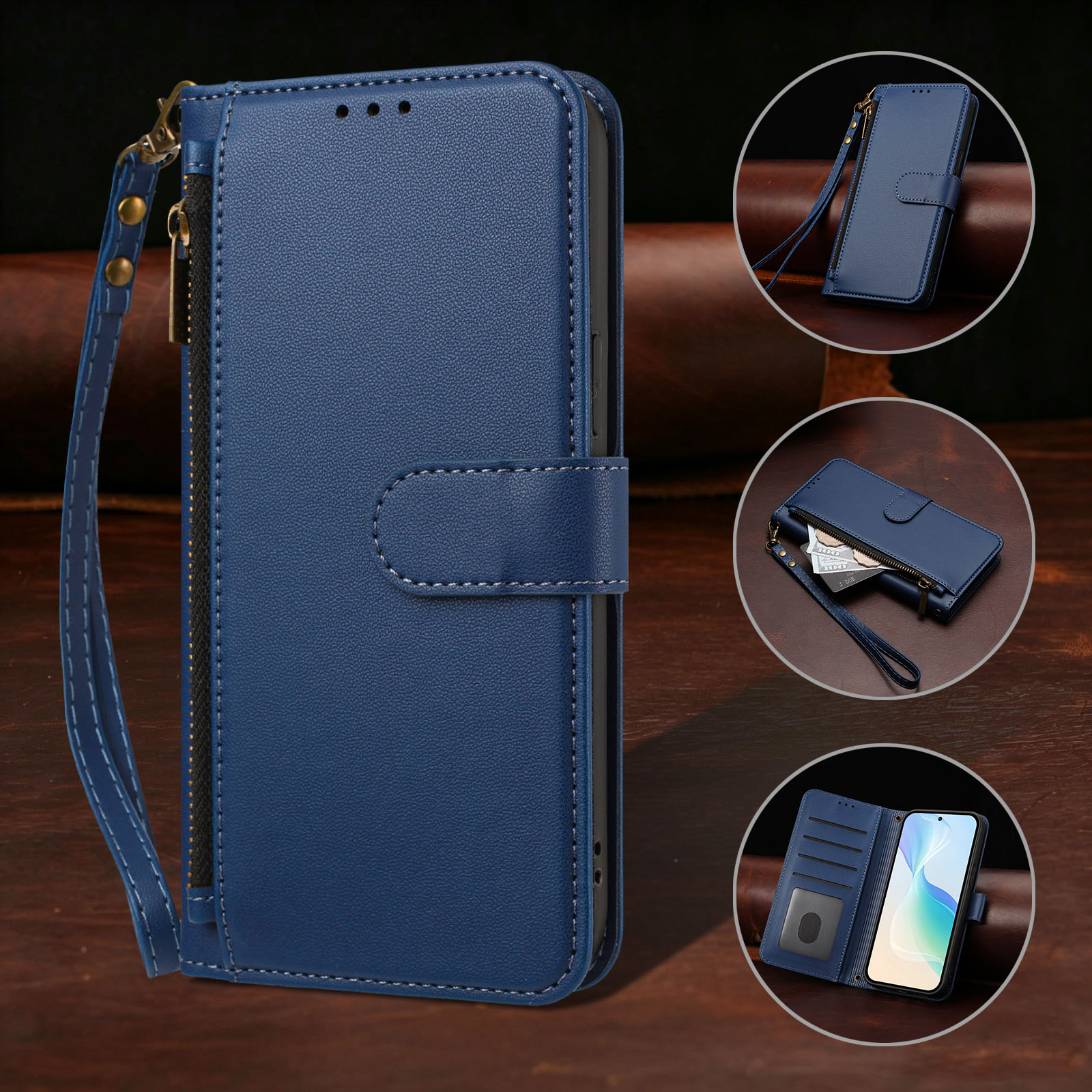 Crossbody Zipper Pocket Leathe - Phone Cases Moto G 2025 recensie en prijs