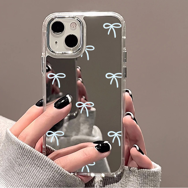 Light Blue Bow Mirror Phone Ca - Phone Cases Protective recensie en prijs
