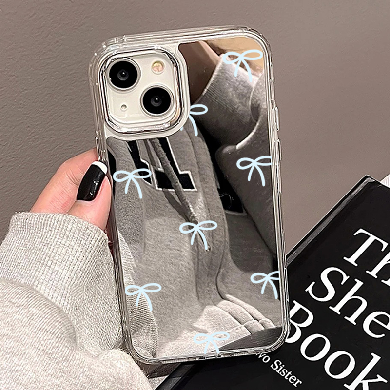 Light Blue Bow Mirror Phone Ca - Phone Cases Protective recensie en prijs