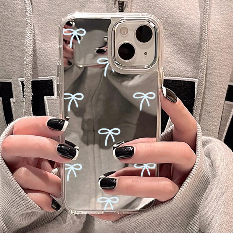 Light Blue Bow Mirror Phone Ca - Phone Cases Protective recensie en prijs