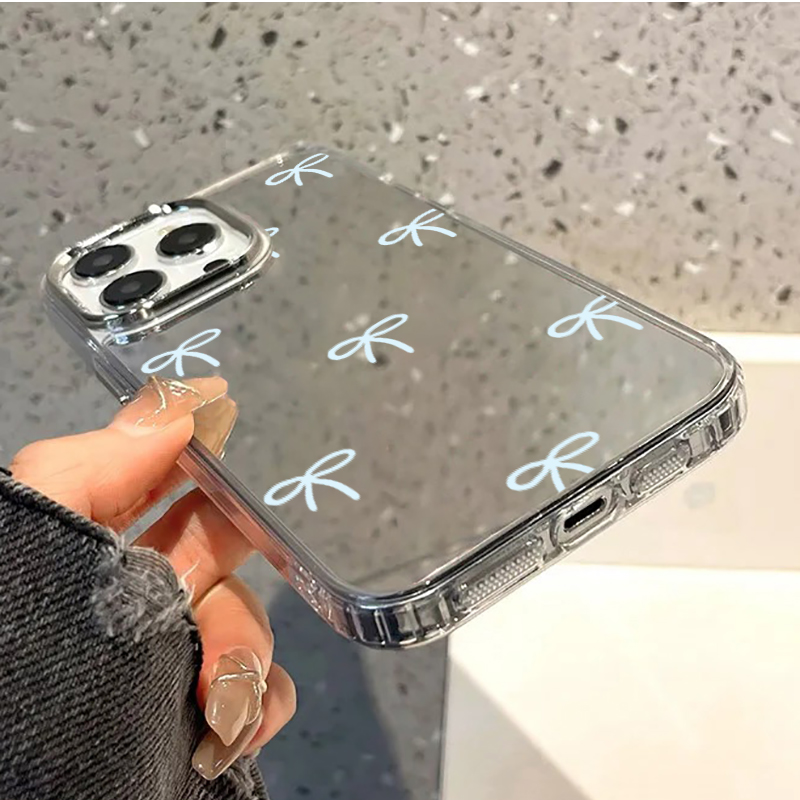Light Blue Bow Mirror Phone Ca - Phone Cases Protective recensie en prijs