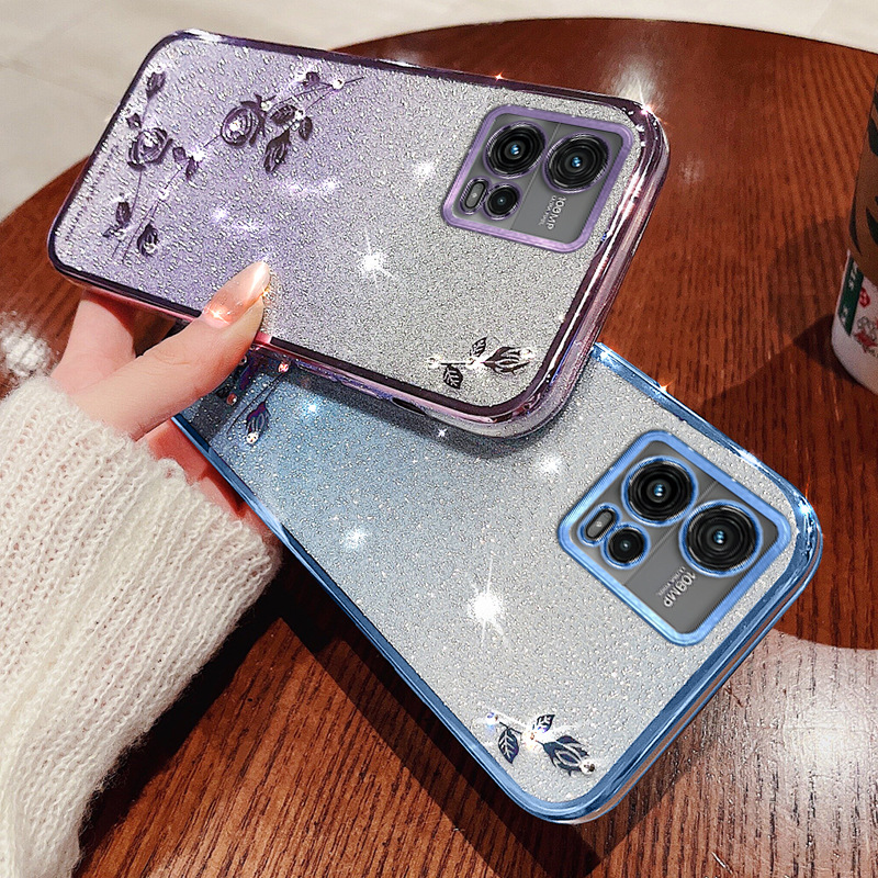 Plating Floral Case for Motoro - Phone Cases Moto G 2025 recensie en prijs