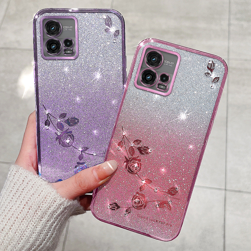 Plating Floral Case for Motoro - Phone Cases Moto G 2025 recensie en prijs