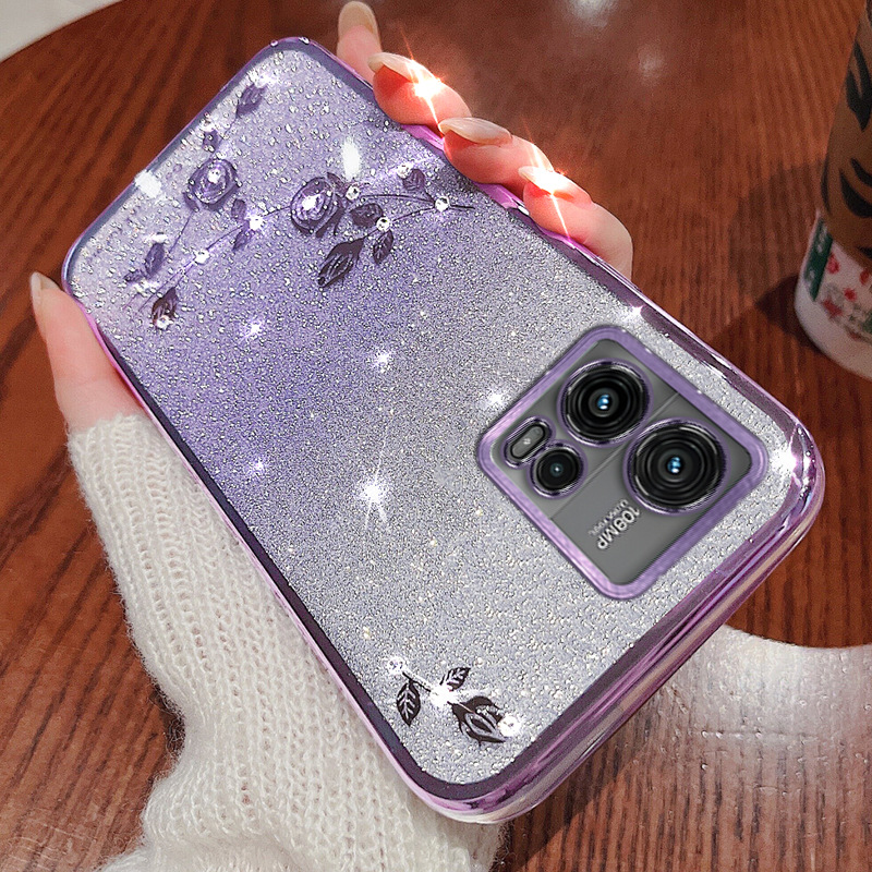 Plating Floral Case for Motoro - Phone Cases Moto G 2025 recensie en prijs